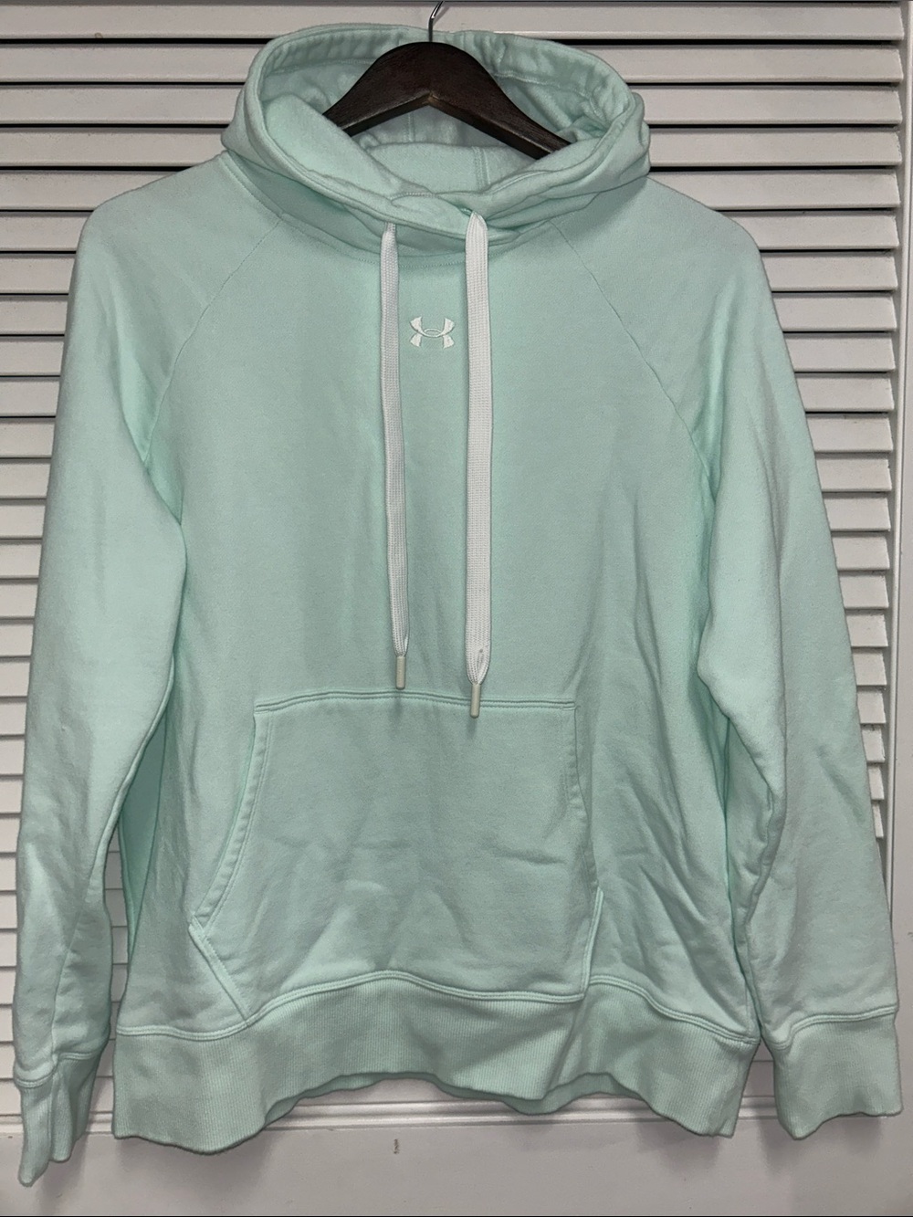 Under Armour Women's Hoodie Pullover in Light Mint
